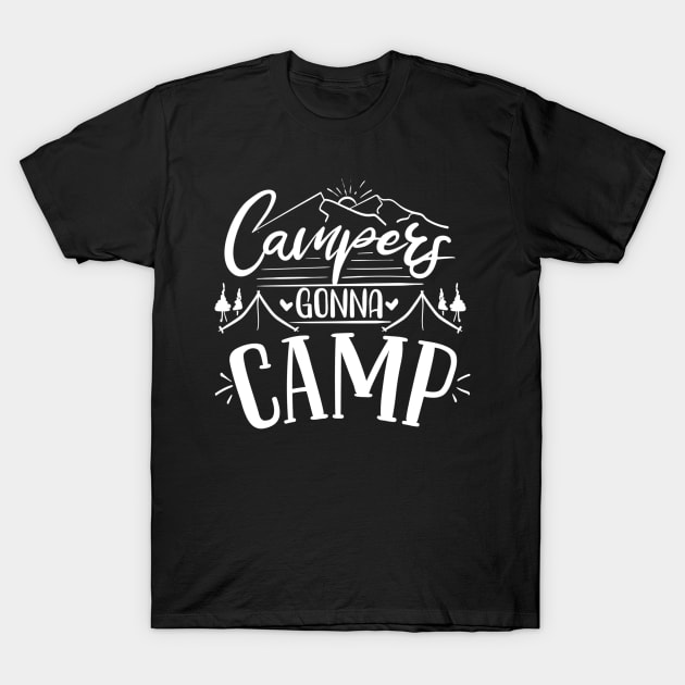 Campers Camp T-Shirt by Alvd Design